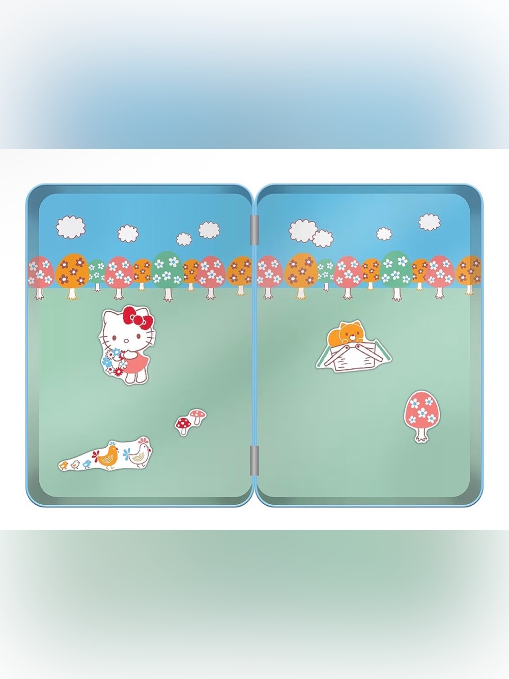 💖✨ NWT Hello Kitty Magnetic Tin Play Scene Kit – Travel Imaginative Play Set! ✨💖 - Picture 4 of 9
